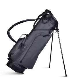 Sun Mountain Golf Canvas & Leather Carry Stand Bag -Golf Equipment 190735CanvasLeatherStandSlate Black