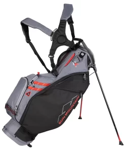 Sun Mountain 2023 4.5 LS 14-Way Divided Golf Stand Carry Bag -Golf Equipment 2023 4.5LS14Way 230081 black nickel red