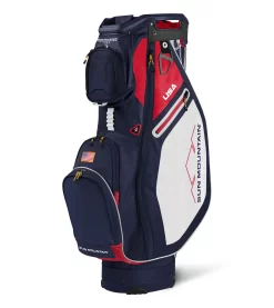 Sun Mountain Golf 2021 Sync Cart Bag -Golf Equipment 210353SyncNavy White Red
