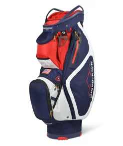 Sun Mountain Golf 2021 Maverick Cart Bag 20 Sun Mountain Golf 2021 Maverick Cart Bag -Golf Equipment 210373MaverickNavy White Red
