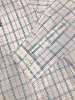 Callaway Jack Nicklaus Black Label By Perry Ellis Plaid Button Down Shirts -Golf Equipment 3ColorsMediumPlaidLS BrightWhite2 scaled