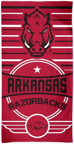 WinCraft Arkansas Razorback Beach Towel 30" X 60"