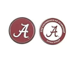 NCAA Double Sided Collegiate Golf Ball Marker Coins -Golf Equipment Alabama 1