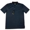 Callaway Jack Nicklaus Black Label By Perry Ellis All Over Mini Geo Polo Shirts