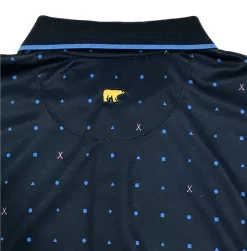 Callaway Jack Nicklaus Black Label By Perry Ellis All Over Mini Geo Polo Shirts 5 Callaway Jack Nicklaus Black Label By Perry Ellis All Over Mini Geo Polo Shirts -Golf Equipment AllOverMiniGeo ClassicNavy2