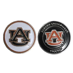 NCAA Double Sided Collegiate Golf Ball Marker Coins -Golf Equipment Auburn1