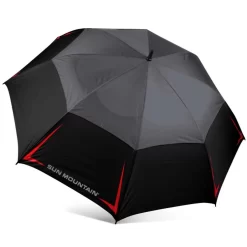 Sun Mountain Golf 68" Manual Umbrella 19 Sun Mountain Golf 68" Manual Umbrella -Golf Equipment Black Gunmetal Red