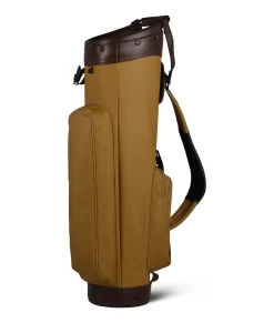 Sun Mountain Golf Canvas & Leather Cart Bag 12 Sun Mountain Golf Canvas & Leather Cart Bag -Golf Equipment CanvasLeatherCartClay BrownAltShot