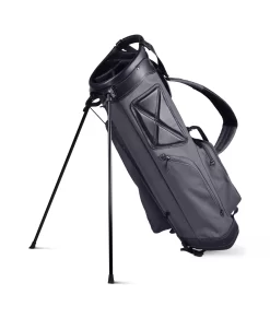 Sun Mountain Golf Canvas & Leather Carry Stand Bag -Golf Equipment CanvasLeatherStandSlate BlackAltShot