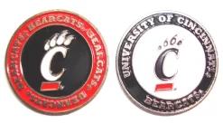 NCAA Double Sided Collegiate Golf Ball Marker Coins -Golf Equipment Cincinatti