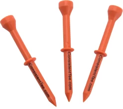 Consistent Tee Golf Tees 10 Pack - 3.25" -Golf Equipment ConsistentTees Orange2