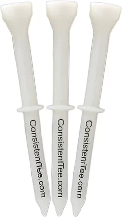 Consistent Tee Golf Tees 10 Pack - 3.25" -Golf Equipment ConsistentTees White2