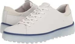 Ecco Men's Tray Golf Shoes -Golf Equipment EccoTray WhiteBlueDepths6