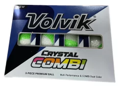 Volvik Crystal Combi Split Colored Golf Balls 8 Volvik Crystal Combi Split Colored Golf Balls -Golf Equipment FileNov232022 41711PM