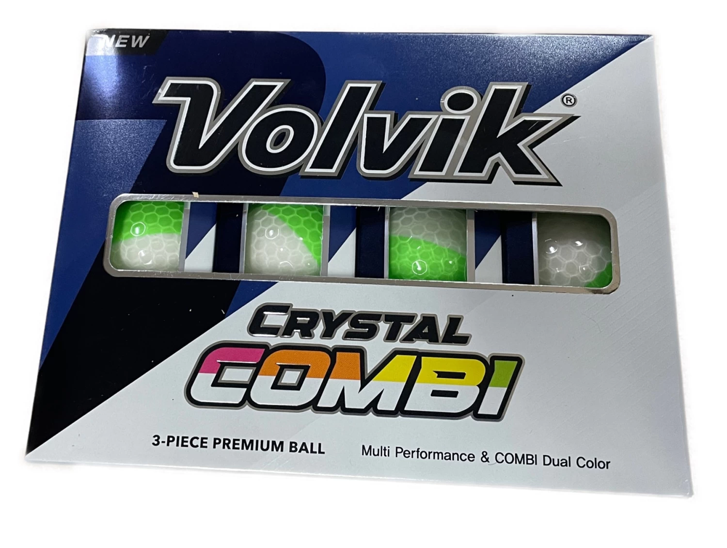 Volvik Crystal Combi Split Colored Golf Balls 3 Volvik Crystal Combi Split Colored Golf Balls - Image 3