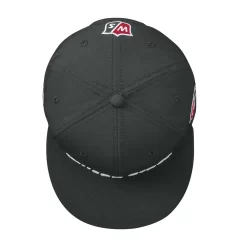 Wilson Staff Golf Flat Brim Tour Caps - Assorted Colors -Golf Equipment Flat Brim Black 3