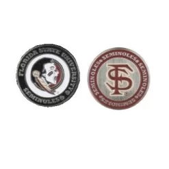NCAA Double Sided Collegiate Golf Ball Marker Coins -Golf Equipment FloridaState1