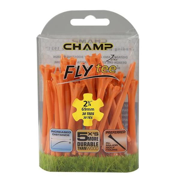 Champ Fly Tees 2.75" Plastic Golf Tees 10 Champ Fly Tees 2.75" Plastic Golf Tees - Image 10