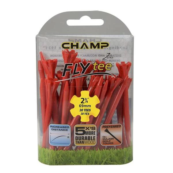 Champ Fly Tees 2.75" Plastic Golf Tees 8 Champ Fly Tees 2.75" Plastic Golf Tees - Image 8