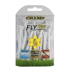Champ Fly Tees 2.75" Plastic Golf Tees 12 Champ Fly Tees 2.75" Plastic Golf Tees -Golf Equipment Flytee 2.75 white
