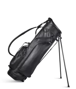 Sun Mountain Golf Leather Carry Stand Bag 12 Sun Mountain Golf Leather Carry Stand Bag -Golf Equipment G823281LeatherStandBlack