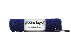 Clip Wipes Microfiber Golf Greens Towel -Golf Equipment Greens Towels Navy Blue