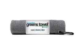 Clip Wipes Microfiber Golf Greens Towel -Golf Equipment Greens Towels Sterling Silver
