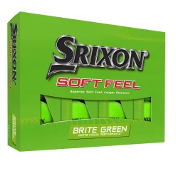 Srixon Soft Feel Brite Matte Color Golf Balls -Golf Equipment SOFTFEELBriteGreen13 Package FLIP