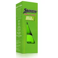 Srixon Soft Feel Brite Matte Color Golf Balls -Golf Equipment SOFTFEELBriteGreen13 Sleeve FLIP reflection