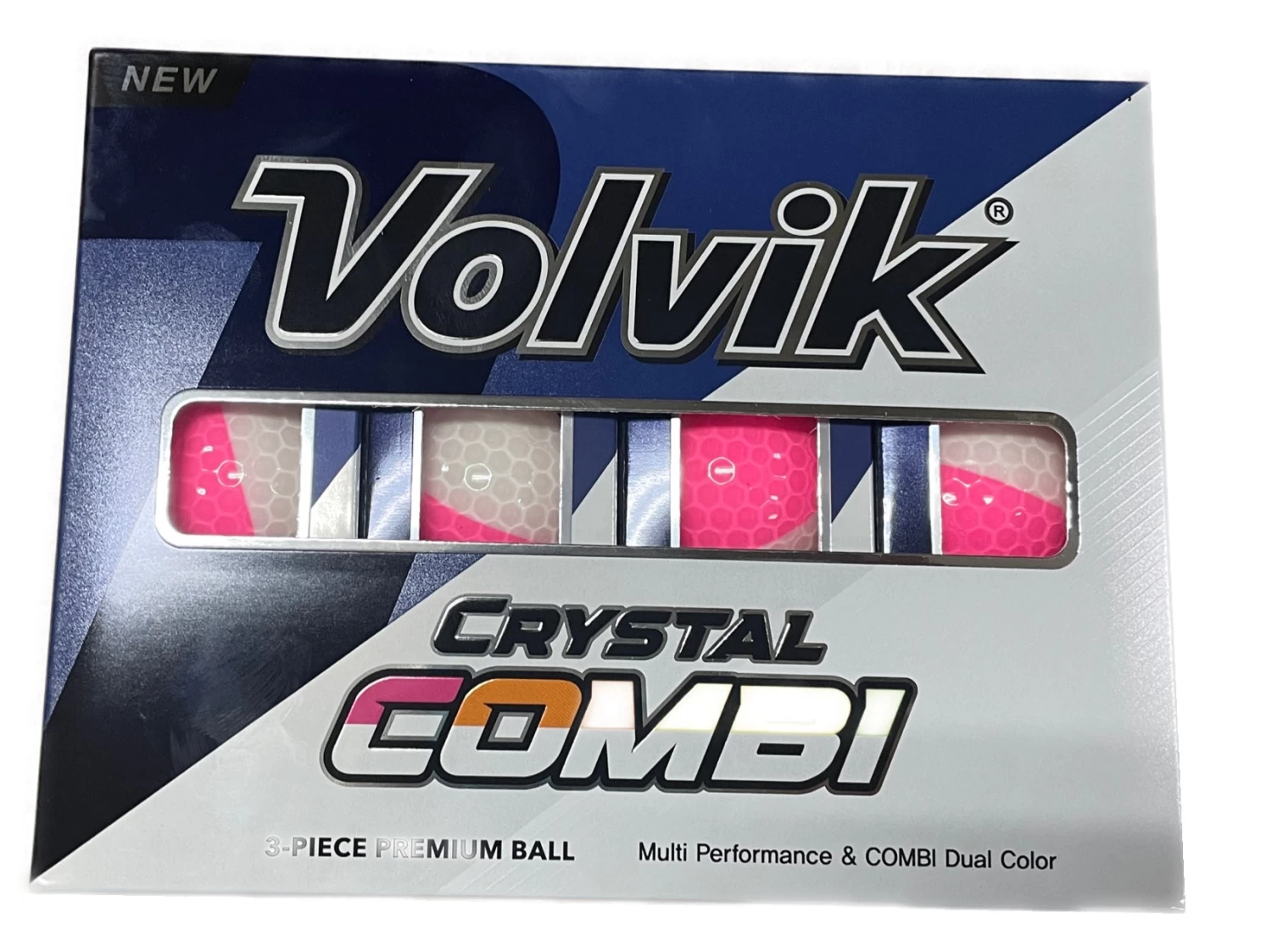 Volvik Crystal Combi Split Colored Golf Balls 5 Volvik Crystal Combi Split Colored Golf Balls - Image 5