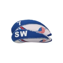 Volf Golf USA Flag Neoprene Iron Head Covers Set 9 Volf Golf USA Flag Neoprene Iron Head Covers Set -Golf Equipment VolfGolfHeadcover USANeopreneIrons4