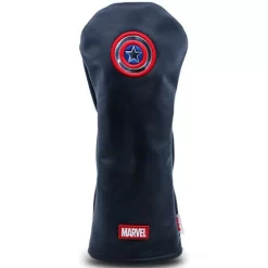 Volvik Marvel Leather Driver Headcovers -Golf Equipment Volvik MarvelCaptAmericaLeatherHeadcover0
