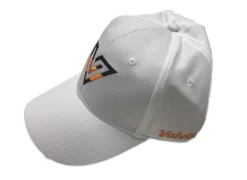 Volvik Hat Golf Structured Logo Hat / Cap -Golf Equipment wht